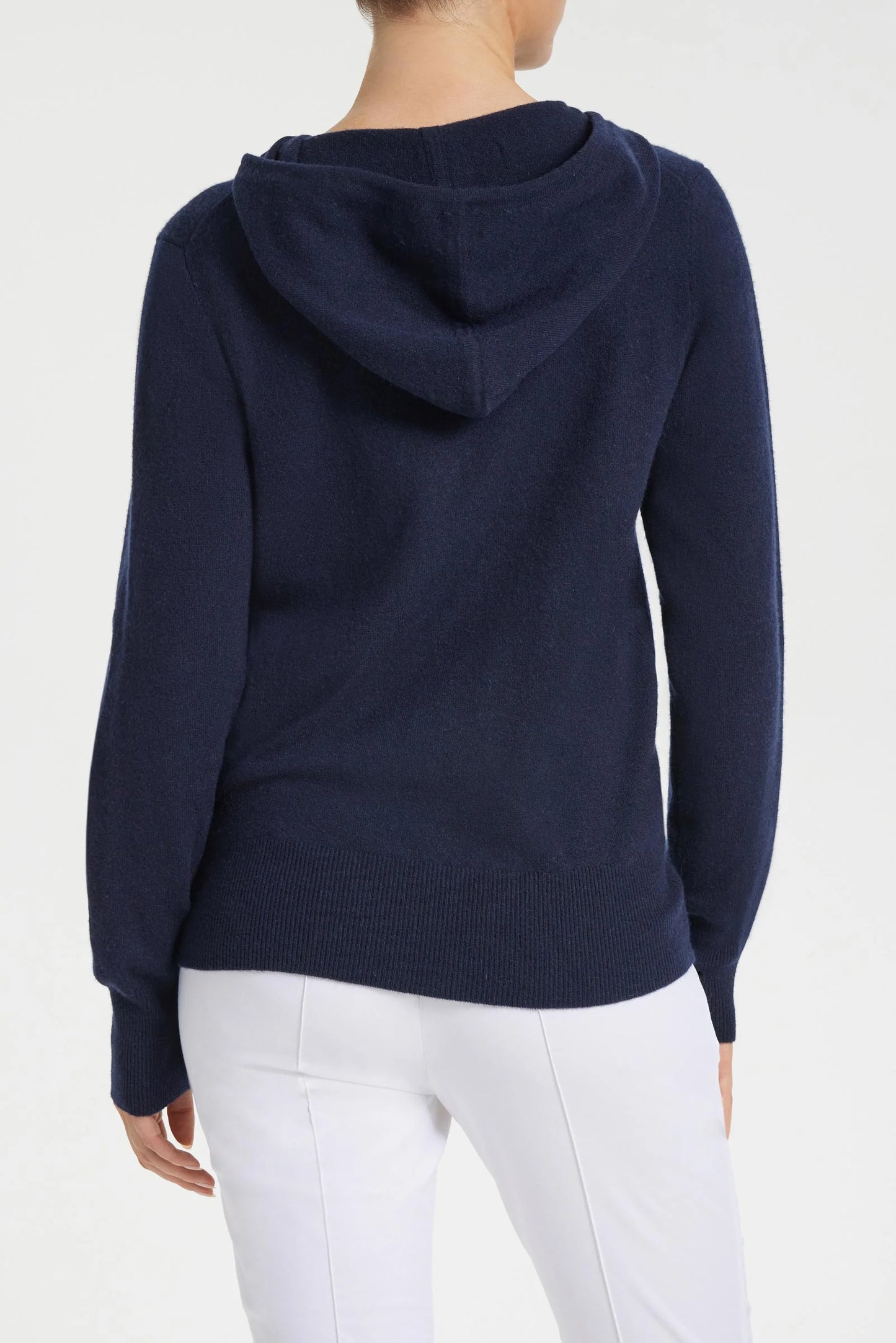 Suzie Cashmere Hoodie in Navy