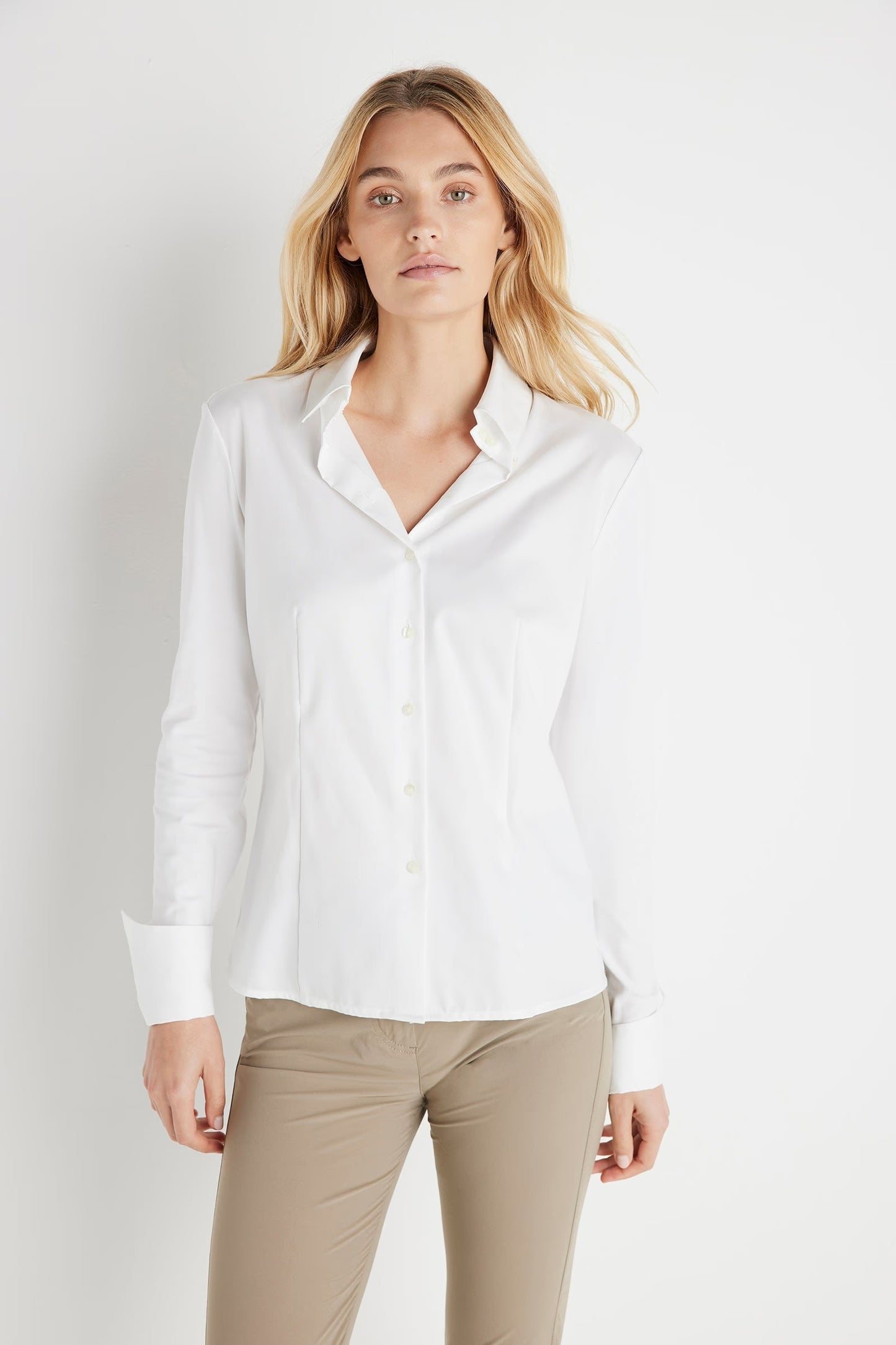 Alida Button Down Poplin Shirt